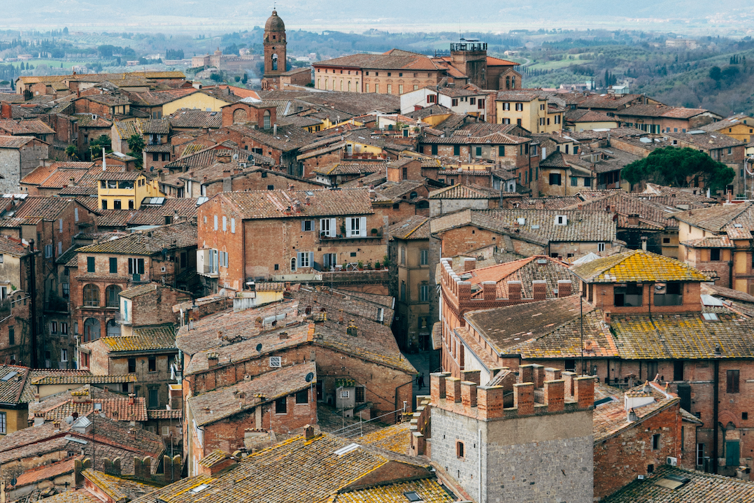 case borgo tetti città residenziale