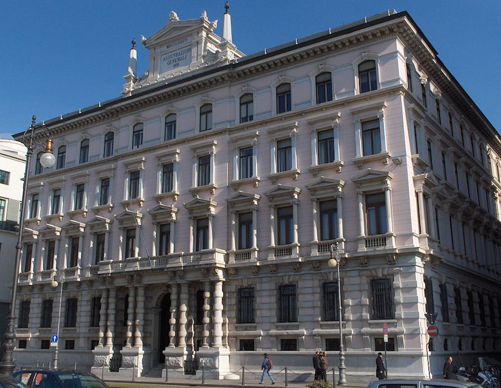 Il palazzo delle Generali a Trieste