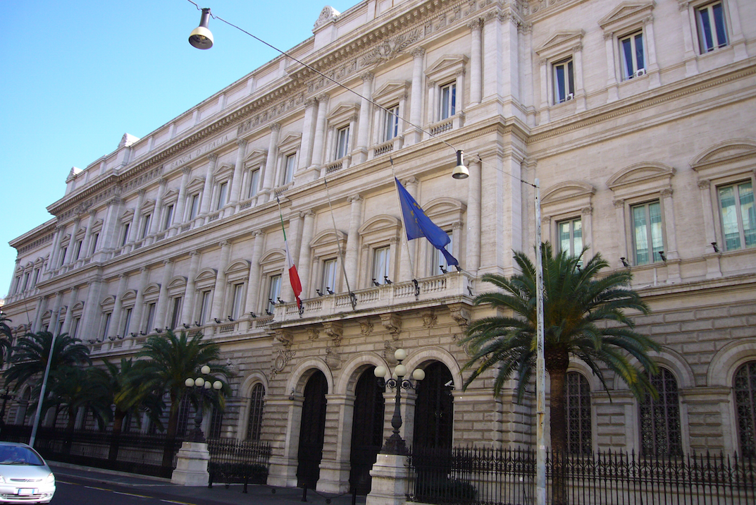 La sede di Banca d'Italia in via Nazionale a Roma