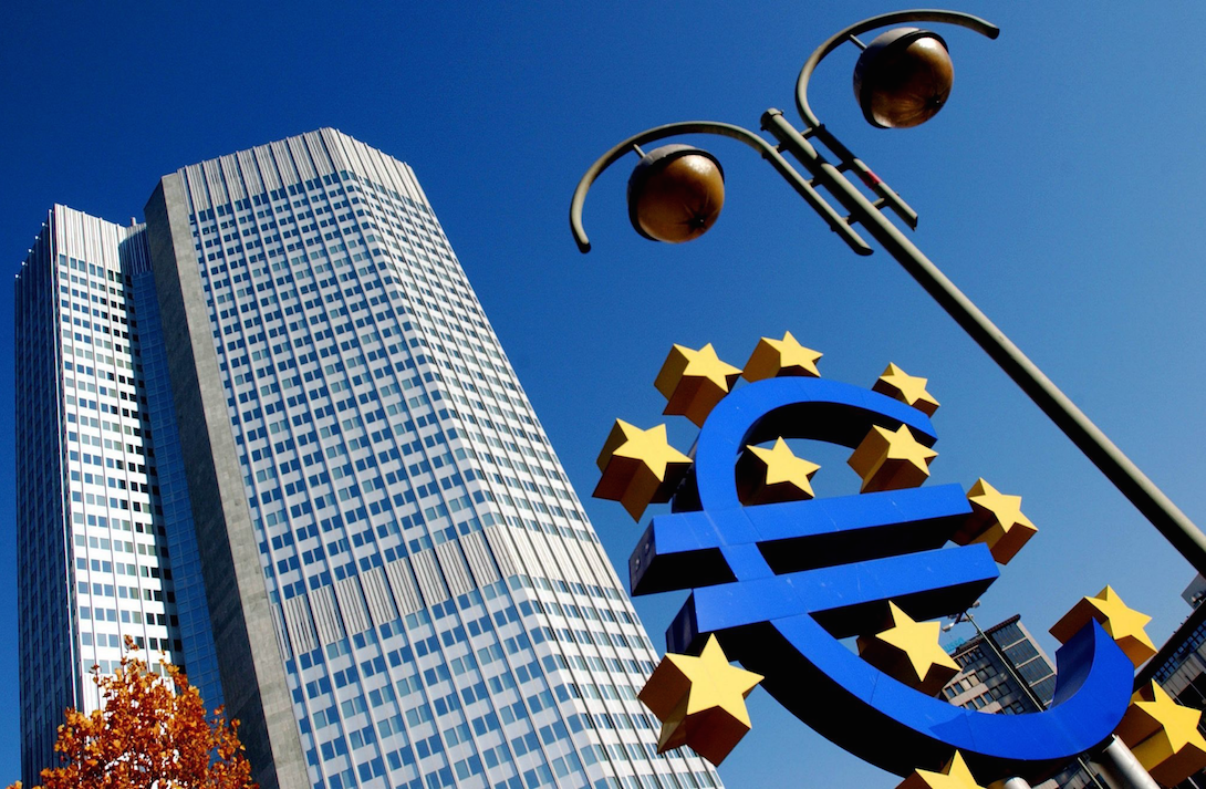 L'Eurotower, sede della Bce a Francoforte
