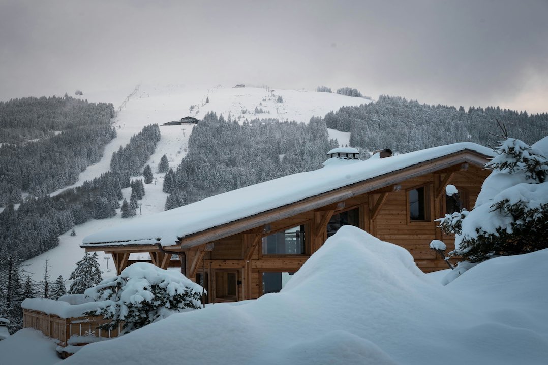 chalet sulle alpi