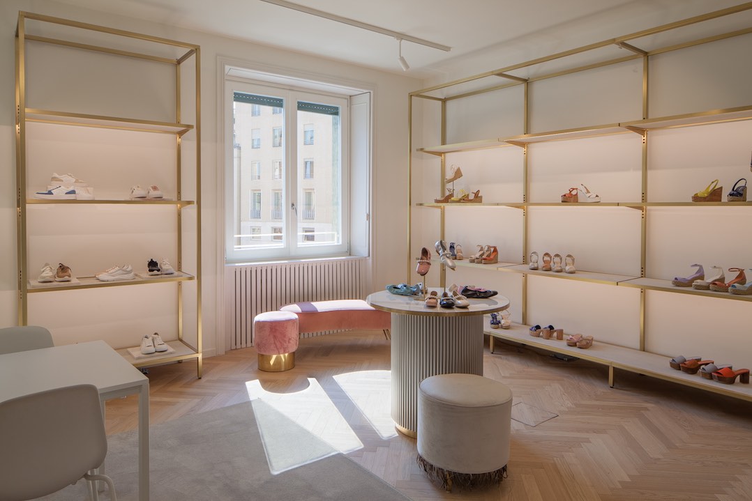 showroom di Stuart Weitzman Milano