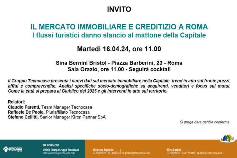 Tecnocasa | Il mercato immobiliare e creditizio nella capitale