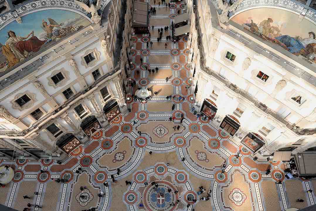 galleria vittorio emanuele Milano Tiffany