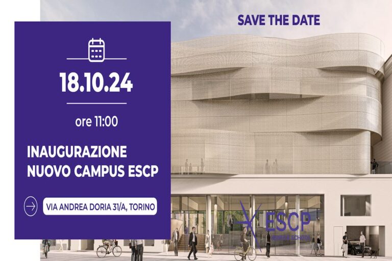 Presentazione del nuovo Campus di Torino  di ESCP Business School