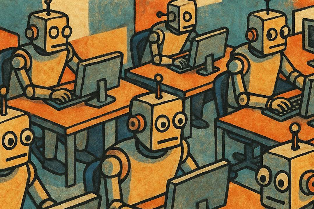 robot coworking