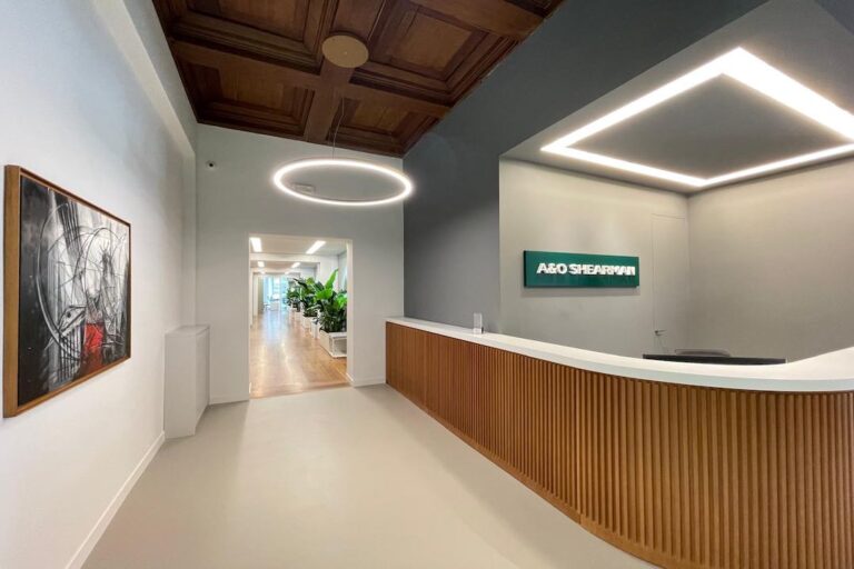 A&O Shearman completa il restyling della sede di Roma